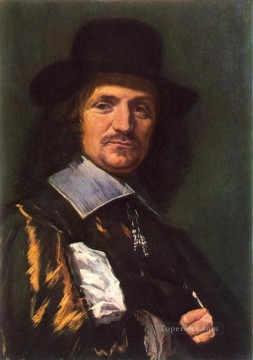  Jan Lienzo - El pintor Jan Asselyn retrato del Siglo de Oro holandés Frans Hals
